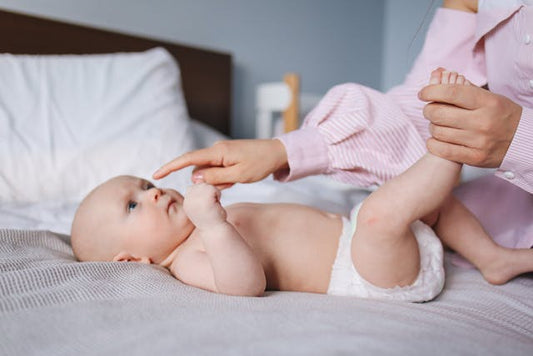 Newborn baby diaper rashes
