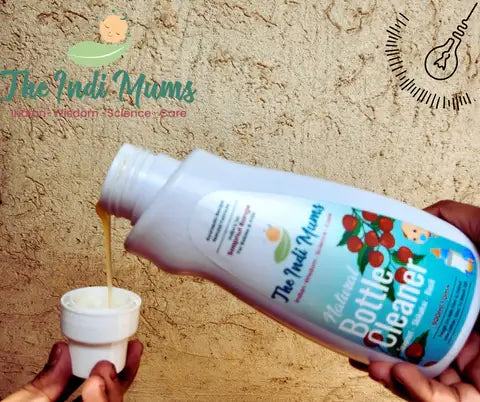 Natural baby bottle cleaner