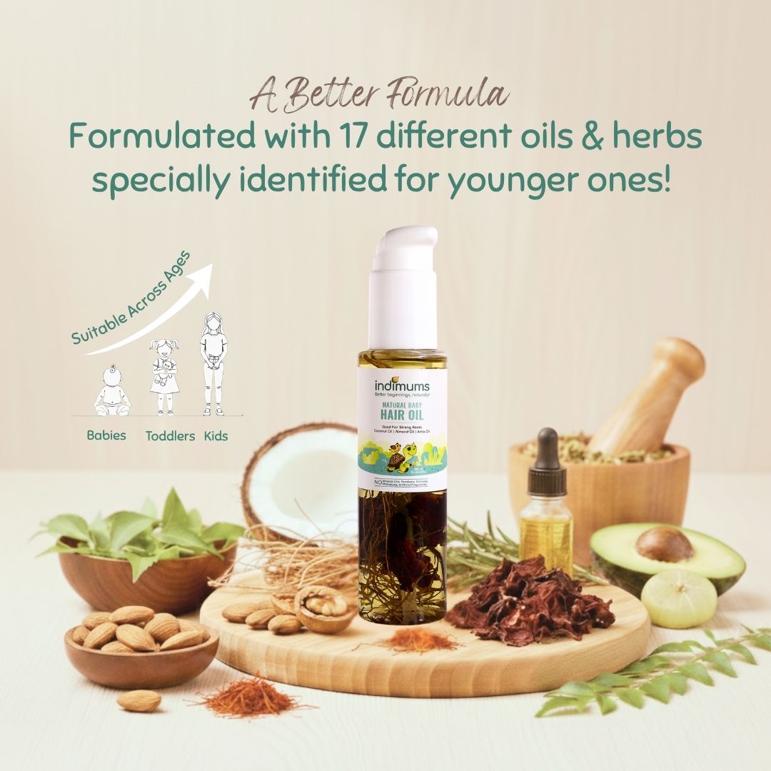 Natural Baby Hair Oil