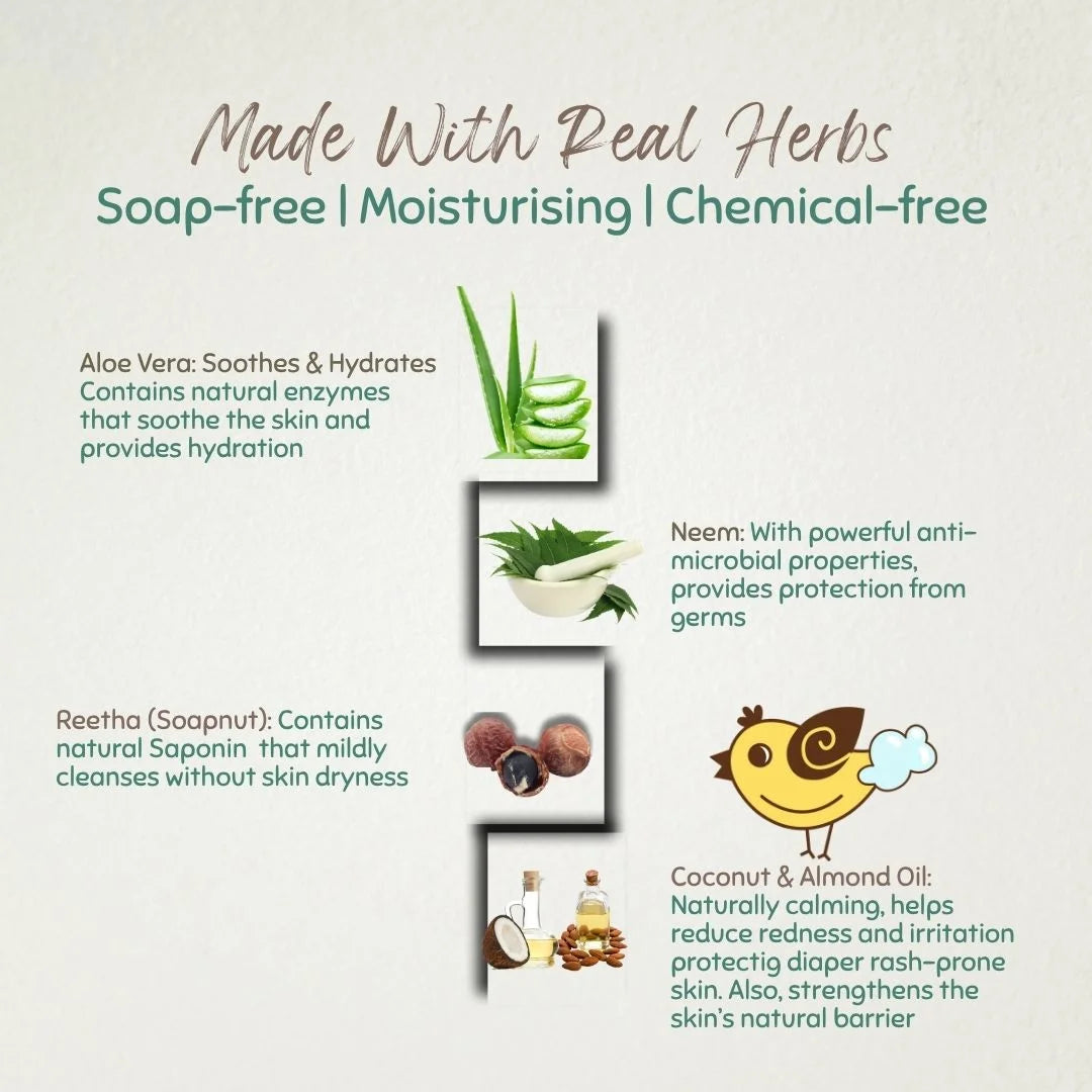 Natural Baby Bottom Wash