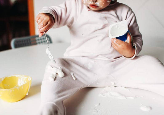 Baby clothes stain and laundry detergent care