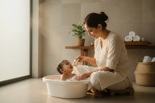 Complete Newborn Bath Routine — Products Frequency For Indian Homes