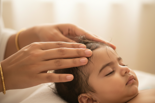 Baby Scalp Redness After Oil Massage — What It Means and What to Do