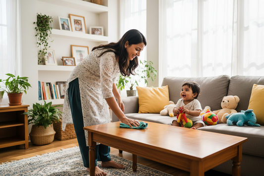 Best Baby Surface Cleaner In India — Non-Toxic, Safe For Baby's Play Areas