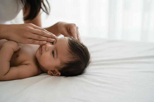Complete pre-bath oiling routine for babies — step by step for Indian homes