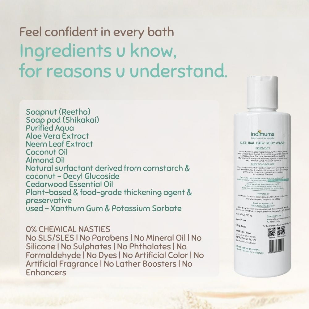 Natural Baby Body Wash