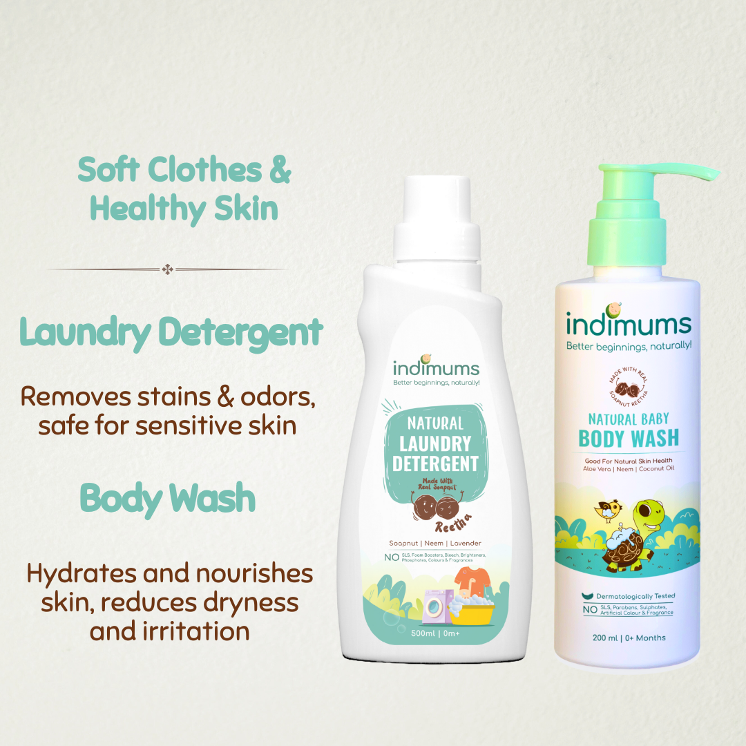 प्राकृतिक कपड़े धोने का डिटर्जेंट