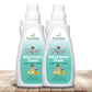 two 500ml bottles of The indi mums babysafe natural surface cleaner and floor cleaner