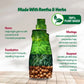 Outline of natural floor cleaner filled with ingredients such as Soapnuts, Eucalyptus, Moringa and Neem. 