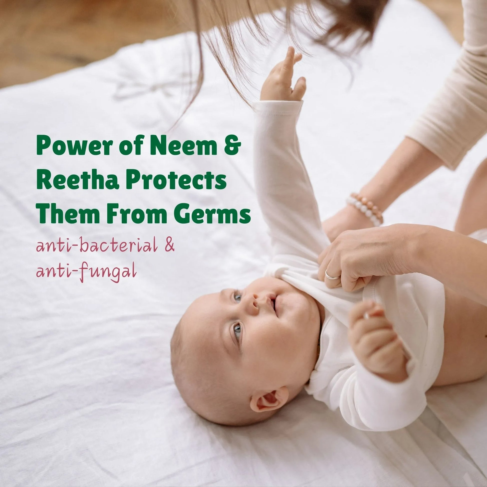 power of neem & reetha protects them from germs