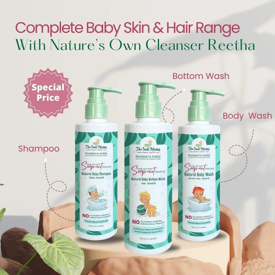 Natural baby Skin and hair range - indi mums


