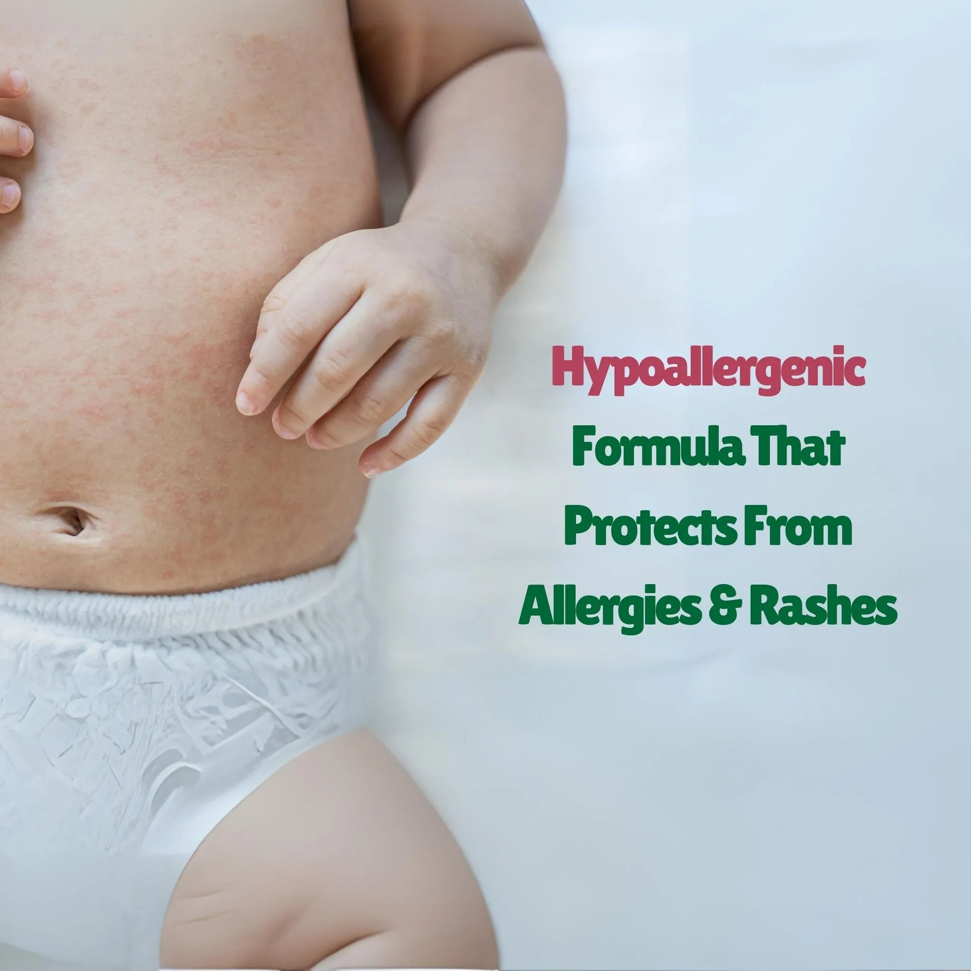 hypoallergenc formula that protects from allergies & rashes